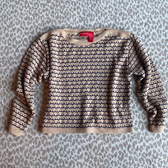 Liz Claiborne Sweaters - Vintage Liz Claiborne Striped Knit Sweater, size M